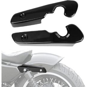 PSLER Rear Fender Mudguard Support Bracket Side Turn Signal Struts for Sportsters Iron XL 883 1200 XL883 XL1200 48 72 Roadster 2004-2023 Short Gloss Black