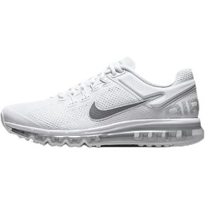 Nike Air Max 2013 Men's Shoes (HF4884-100, White/Black/Metallic Silver) Size 9