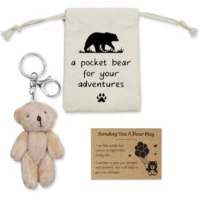 a Gift Bag for Adventure Pocket Bear When We are Apart to Encourage to be strong,Long Distance Gift for Travel
