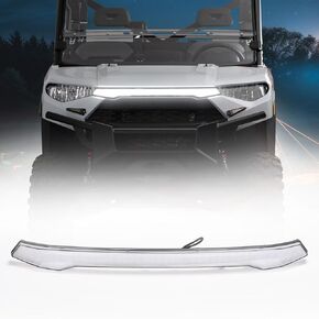 KEMIMOTO LED Front Accent Lights Compatible with Polaris Ranger xp 1000 /Crew, LED Front Fascia Signature Light with DRL Turn Signal Front Grill Lamp Accessories