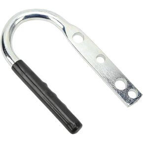 Galvanized Steel Trailer Coupler Handle Rubber Tongue Handle Ideal for RVs, , Boats Provides Easy Lifting and Securing of Trailer Coupler