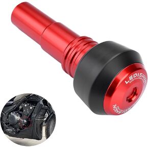 Motorcycle Exhaust Sliders Guard Crash Engine Compatible with Honda CB350 RS,NT1100,Rebel 500,Rebel 300,Rebel 250,CB1000R,X-ADV 750,NC700,NC750 (Red)