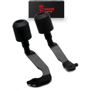 MZS Motorcycle Frame Sliders, Falling Crash Protector Guards No Cut Kits Black Compatible with YZF R3 YZF-R3 2019 2020 2021 2022 2023
