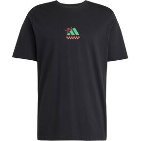 adidas Men's Lounge Pizza Graphic T-Shirt