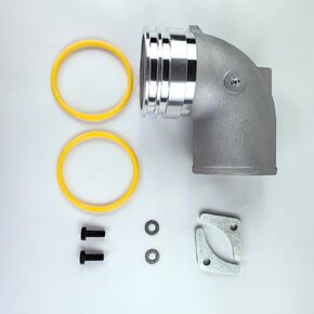 Turbocharger Intake Elbow 7W-3144 5H7704 Compatible for Caterpillar Engine C-15 C-16 C-18 3456 3406B 3406C 3406E Tractor D10N D10R