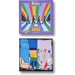 Happy Socks x The Beatles Socks - The Beatles Edition Gift Box with Funny Socks for Great Fans