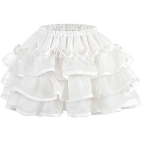NSPSTT Ruffle Shorts Women Fluffy Shorts Bloomers for Women Lolita Kawaii Shorts Pumpkin