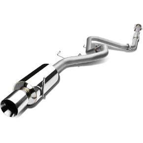نظام العادم الخلفي للقطط CBE-GALANT99-L4 من DNA MOTORING [متوافق مع محركات 99-03 Mitsubishi Galant DS/ES/LS 2.4L SOHC 4G64 l4 فقط]