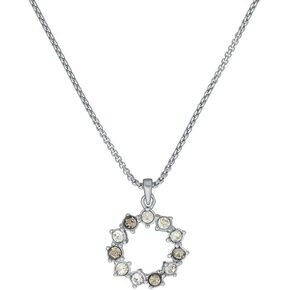 Ted Baker Cresar Crystal Hoop Pendant (Silver Tone/Clear Multi Crystal)