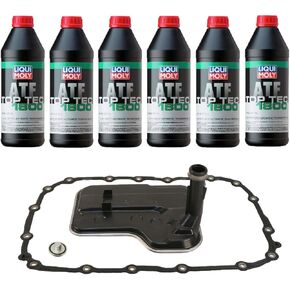 Auto Trans Service Kit: 6L ATF, Filter, Pan Gasket, Drain Plug for BMW 128i X3 328xi (2007-2010)