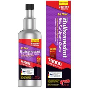 Bullsoneshot 70000 Total Fuel System Cleaner & Fuel Additive for Gasoline Engine
