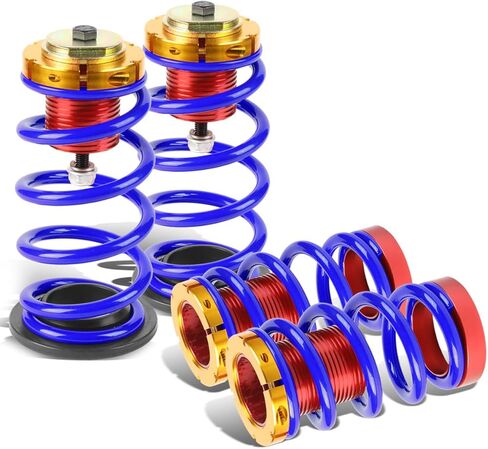 DNA Motoring COIL-HC12SI-BK Suspension Coilover Sleeve Kit [For 12-15 Honda Civic], Black in Saudi Arabia