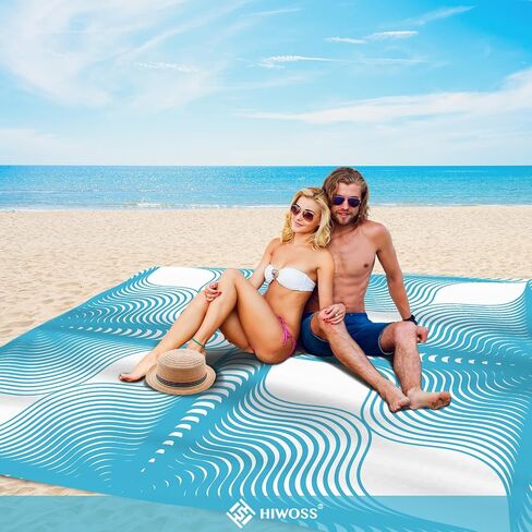 Sand Proof Beach Blanket,Mandala Waterproof Sand Free Beach Mat Boho Large 71"x 60" with Corner Pockets,Portable Mesh Bag for Beach Festival,Picnic and Outdoor Camping in Saudi Arabia