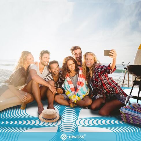 Sand Proof Beach Blanket,Mandala Waterproof Sand Free Beach Mat Boho Large 71"x 60" with Corner Pockets,Portable Mesh Bag for Beach Festival,Picnic and Outdoor Camping in Saudi Arabia