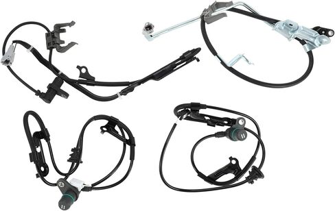 حساس سرعة عجلة حساس ABS أمامي وخلفي يسار يمين من Motoforti، لسيارة Toyota Camry 1997-2001، معدني، رقم 8954333030/8954233030/8954532030/8954632030، أسود، 4 قطع in Saudi Arabia