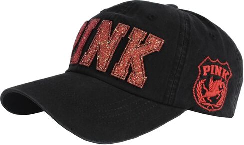 RaOn B53 New Pink Emblem Women Sexy Twinkle Club Lady Ball Cap Baseball Hat Truckers in Saudi Arabia