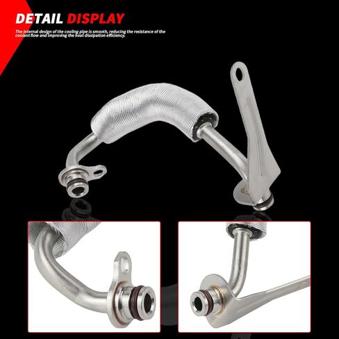 Turbocharger Coolant Line For BMW 125i 220i 320i 428i 520i X3 X4 X5 Replace # 11538663516,11538663517 in Saudi Arabia