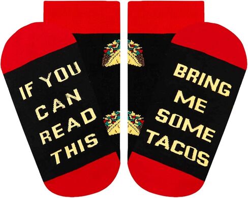 هدايا تاكو مضحكة للرجال - جوارب تاكو هدايا لمحبي التاكو، هدايا الطعام المكسيكي، تاكو الثلاثاء in Kuwait