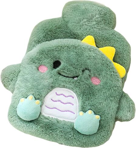 Plush Hot Water Bottle,400ML Hot Water Bag with Plush Cover,Hot Water Bag for Menstrual Cramps, Neck and Shoulder Pain Relief, Hot and Cold Compress, Hand Feet Warmer for Family Friend,Bear in Saudi Arabia