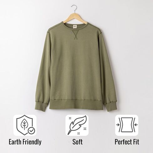 Maggie's Organics 100% Regenerative Cotton Classic Crew Sweatshirt - Crewneck Sweatshirts for Women and Men in Saudi Arabia