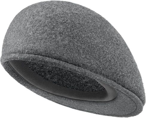Wool Blend Mens Newsboy Caps, Classic Flat Cap Ivy Cabbie Gatsby Hat Winter Beret Hat for Men in Kuwait