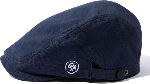Men's Cotton Flat Ivy Hat Newsboy Driving Hat Cabbie Cap Hooligan Driver Snap Hat Winter Golf Hats Duckbill Ascot Hat in Saudi Arabia