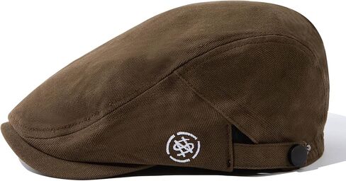 Men's Cotton Flat Ivy Hat Newsboy Driving Hat Cabbie Cap Hooligan Driver Snap Hat Winter Golf Hats Duckbill Ascot Hat in Saudi Arabia