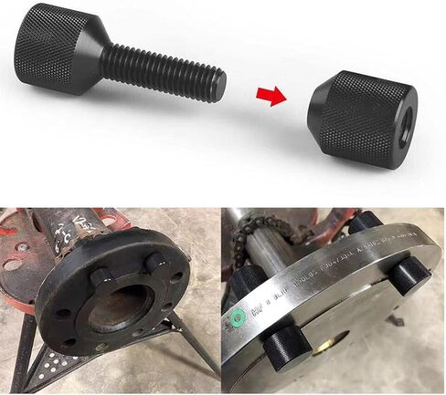 مجموعة دبابيس محاذاة بفتحتين 1-1/8 بوصة متوافقة مع حواف ASME 150LB من ½ بوصة إلى 14 بوصة من الألومنيوم 2 قطعة in Kuwait