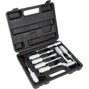OEMTOOLS 25711 مجموعة محول تركيب الشحوم المكونة من 7 قطع، ملحقات مسدس الشحوم، مجموعة أطراف مسدس الشحوم المكونة من 7 أجزاء، 7 تركيبات مسدس الشحوم، طقم تركيب الشحوم in Kuwait