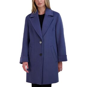 TAHARI Women's Single Breasted Topper Peacoat Jacket