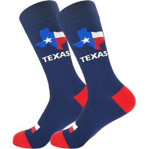Texas Flag Socks Novelty Texas Sock