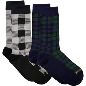 PENDLETON Rob Roy/Blackwatch Plaid 2-Pack Crew Socks in Kuwait