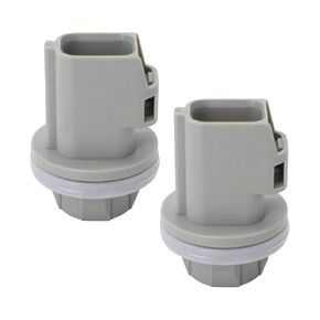 HiSport 2PCS Light License Plate Taillight Brake 194 921 Bulb Socket Sockets Compatible with Ford E150 E250 E350 E450, Escape, Excursion, Explorer, Lincoln,Mercury Replacement for OEM F81Z13411AA