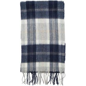 Glenmore Unisex Tartan Scarf 100% Lambswool - Novelty Fashion Shawl - Warm Winter Neckwear