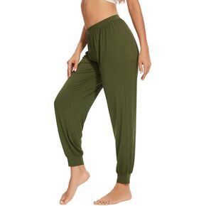 WiWi Womens Pajama Bottoms Soft Viscose from Bamboo Joggers pants Yoga Pants Casual Lounge S-XXL