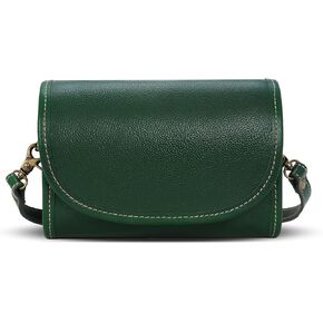 HESHE Leather Purses for Women Crossbody Bag Satchel Purse Designer Shoulder Handbag Travel Everyday Bag