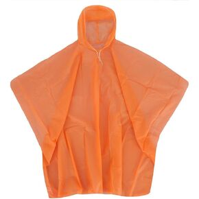 CTM® Adult Reusable Waterproof Long Rain Poncho