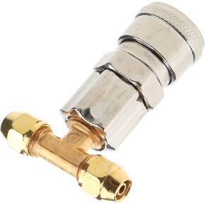 Air for Three-Way Joint for Air Blow Guns Trucks Trailers Air for Tank Straight Through Joint-Pneumatic Fittings C Air Blow Guns 3-Way Joint-Pneumatic Tank-Connector-Pneumatic Fittings