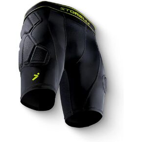 Storelli BodyShield Unisex Goalkeeper Sliders, High-Impact Protection, Sweat-Wicking, UV-Resistant Athletic Undershorts
