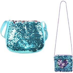 SOTOGO 2 Pieces Little Girls Purses Toddler Purse Princess Purses Handbags Wallets Mini Shoulder Crossbody Bags for Kids