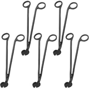 5 PCS 7 Inch Rose Gold Candle Wick Trimmer, Stainless Steel Wick Cutter for Candles, Cut Spent Wicks, Allow Cleaner Burn and Prevent Soot Buildup, Wick Clipper Scissor Candle Tool