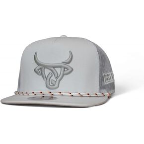 LOST CALF White 3D Logo Cattle Rope - Hats Cap