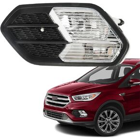 GXYWADY Fog Lights Lamps & Cover Replacement for 2017 2018 2019 Escape Kuga Halogen Fog Lamps Left Side