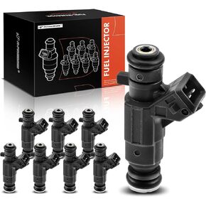 A-Premium Fuel Injectors Compatible with Volkswagen Touareg 2004-2006 & Audi A6 Quattro 2000-2004 A8 Quattro 2000-2003 4.2L, Gas, Set of 8, Replace# 0280155921