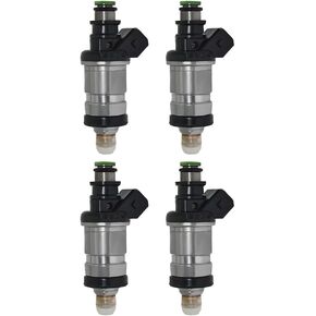 06164-P0A-000 Fuel Injector Compatible for Honda: for Prelude 2.0L 1985-1991, for Prelude 2.1L 1990-1991, for Prelude 2.2L 1992-1996, for Prelude 2.3L 1992-1996, for CRX 1.6L 1988-1991 4PCS