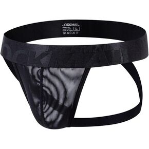 JOCKMAIL Men's Jockstrap Sexy Underwear Breathable Athletic Supporter Sport Jock Straps Male Underwear