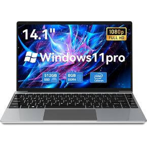 Laptop 8gb ram 256gb ssd Windows 11 pro, Laptop Computer Intel Celeron N4020C 14.1" laptop, Full HD 1920x1080 for Work,Studying and Entertainment in Saudi Arabia