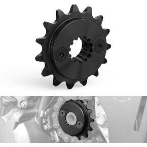 M6 x 10Nm 15T Front Countershaft Sprocket Compatible with Honda XR650L 1993 1994 1995 1996 1997 1998 1999-2024