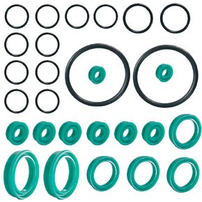 Hydraulic Cylinder Seal Kit Fit for 1990-2001 Mercedes Benz SL R129, Log Splitter Parts Hydraulic Cylinder Rebuild Kit Replace for OEM 1298001672 1298001772