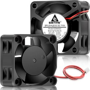 GDSTIME Dual Ball Bearing 60mm x 60mm x 20mm 12v Brushless DC Cooling Fan